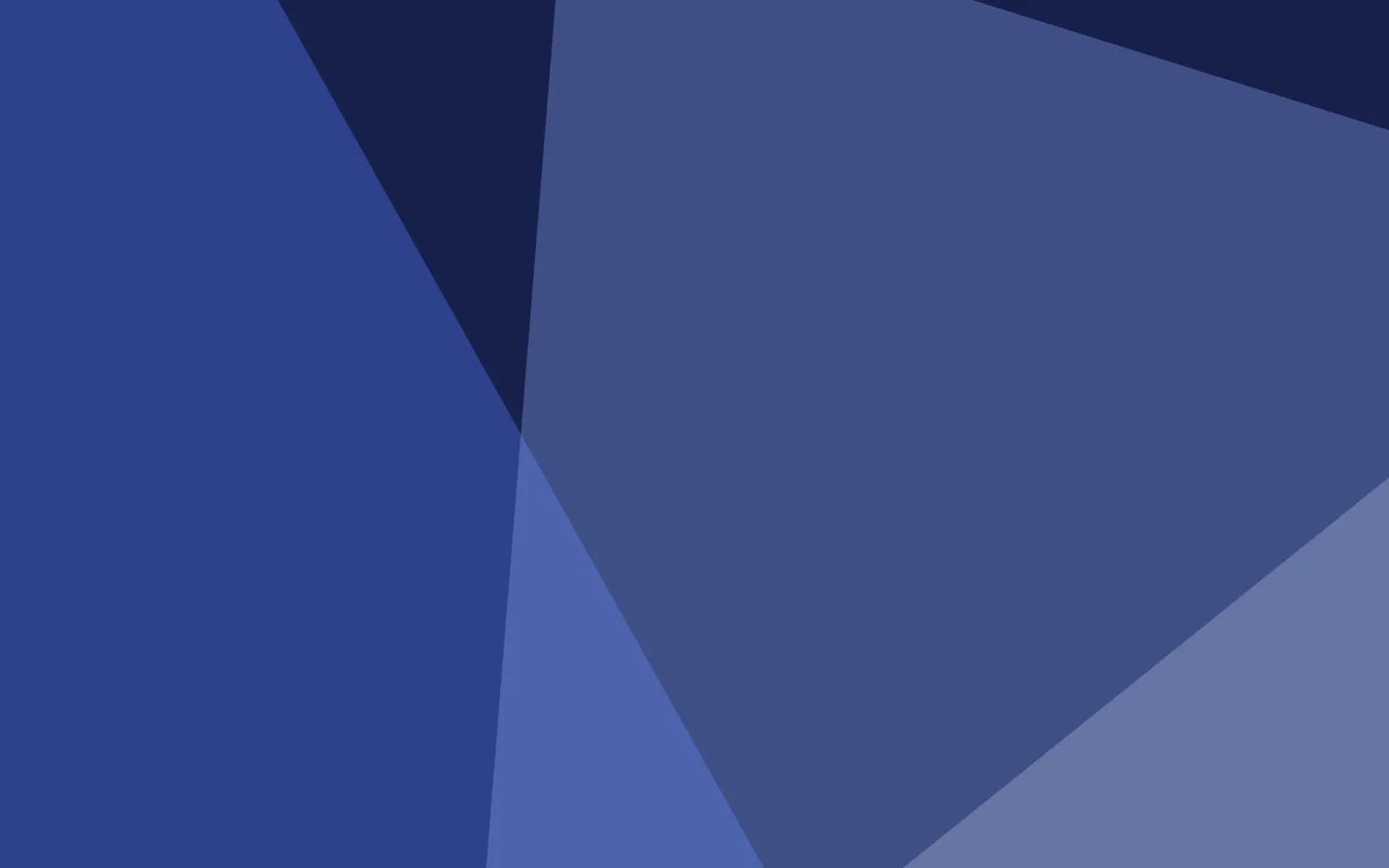Abstract dark blue composition with layered diagonal panels